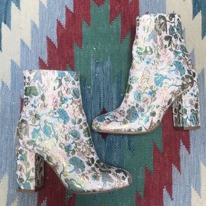 Urban outfitters glittery booties